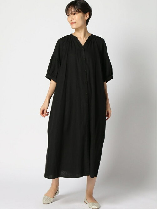 Samansa Mos2 Samansa Mos2 接触冷感バルーンスリーブギャザーワンピース Rakuten Fashion 楽天ファッション 旧楽天ブランドアベニュー Dd3906