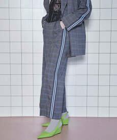 MAISON SPECIAL Worsted Side Line Pants メゾンスペシャル パンツ スラックス・ドレスパンツ グレー【送料無料】