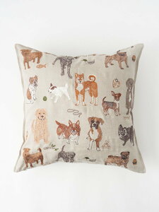 Coral & Tusk �N�b�V�����J�o�[ 50x50 Dogs and Toys �A�b�V���y�[�t�����X �C���e���A�E�����G�� �N�b�V�����E�N�b�V�����J�o�[�y���������z