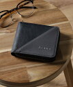 BEAMS HEART MEN 切替 フェイクレザー ジップ ウォレット ビームス ハート 財布・ポーチ・ケース 財布 ブラック ネイビー【送料無料】
