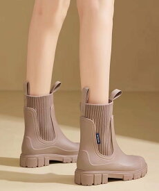 【SALE／10%OFF】aimoha - select - aimoha -select-/ショートレインブーツ アイモハ シューズ・靴 レインシューズ・ブーツ ブラック ベージュ ホワイト グリーン ピンク【送料無料】