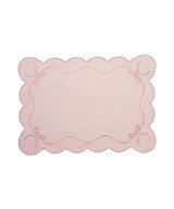 Francfranc 刺繍リボン ランチマット ピンク フランフラン 食器・調理器具・キッチン用品 ランチョンマッ…