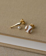 ear PAPILLONNER 《WEB限定》スポーツタイムピアス(野球/サッカー/アメフト/バスケ) イア パピヨネ アク…
