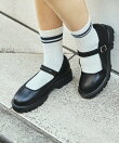 晴雨兼用 チャンキー メリージェーンスニーカー/レインシューズ レイングッズ