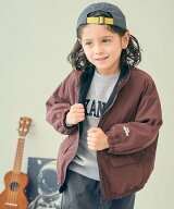 devirock 洗える ボア*タフタ リバーシブルブルゾン 子供服 キッズ 男の子 女の子 洗濯 26AW デビロック …