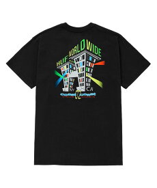 HUF CLUB HOUSE S/S TEE HUF ハフ Tシャツ ハフ トップス カットソー・Tシャツ ブラック ホワイト【送料無料】