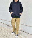 カラー ダンボール スナップ プルオーバー パーカー 26AW◇