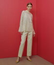 【LOULOU WILLOUGHBY】ファンシーツイードパンツ
