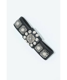 TOGA TOO Concho leather barre トーガ ヘアアクセサリー バレッタ・ヘアクリップ・ヘアピン ブラック【送料無料】