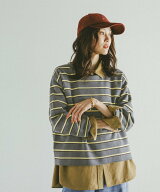 【SALE／40%OFF】GLOBAL WORK スウェットライクボーダープルオーバー/601626 グローバルワーク トップス …