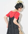 インドボイル リボン 2wayキャミワンピース
