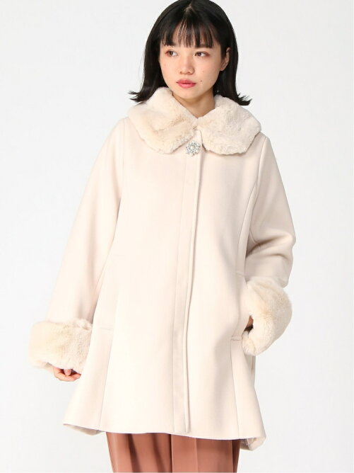 Ingni ファー取り外しaラインct Rakuten Fashion 楽天ファッション 旧楽天ブランドアベニュー Bv7909