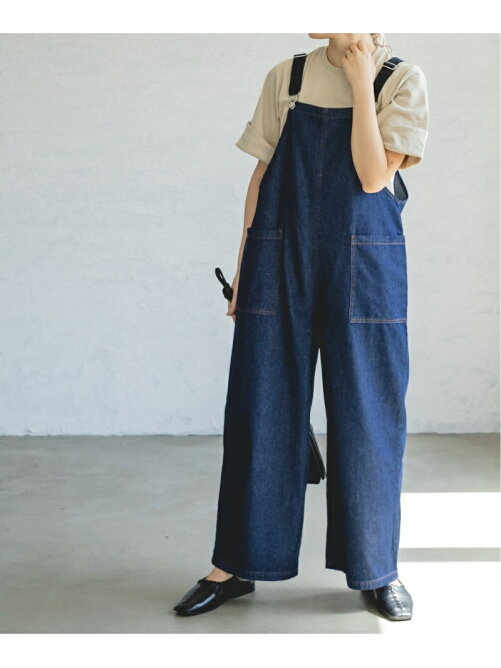 Pairmanon ママサイズ リンクコーデ サロペット オーバーオール デニム ポケット ナチュラル Rakuten Fashion 楽天ファッション 旧楽天ブランドアベニュー Cw1909