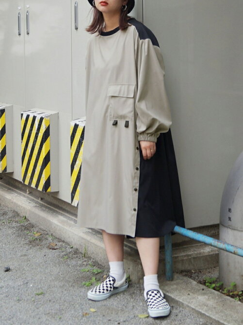 179 Wg マウンテンパーカー風配色ワンピース Rakuten Fashion 楽天ファッション 旧楽天ブランドアベニュー Dn9909