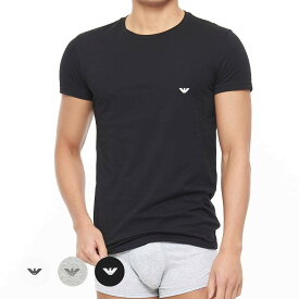 【SALE／30%OFF】EMPORIO ARMANI ストレッチコットン クルーネック 半袖 メンズ Tシャツ ナイガイ トップス カットソー・Tシャツ【送料無料】