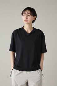 MARGARET HOWELL RECYCLE POLYESTER JERSEY マーガレット・ハウエル トップス カットソー・Tシャツ ブラック ホワイト イエロー【送料無料】