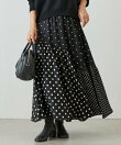 《完売サイズ追加検討中》ドットパッチワークスカート