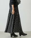 《完売サイズ追加検討中》ドットパッチワークスカート