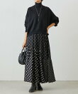 《完売サイズ追加検討中》ドットパッチワークスカート