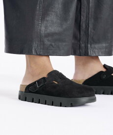 BIRKENSTOCK 【公式】ビルケンシュトック Boston Chunky/ボストン チャンキー スエードレザー ビルケンシュトック シューズ・靴 サンダル ブラック【送料無料】
