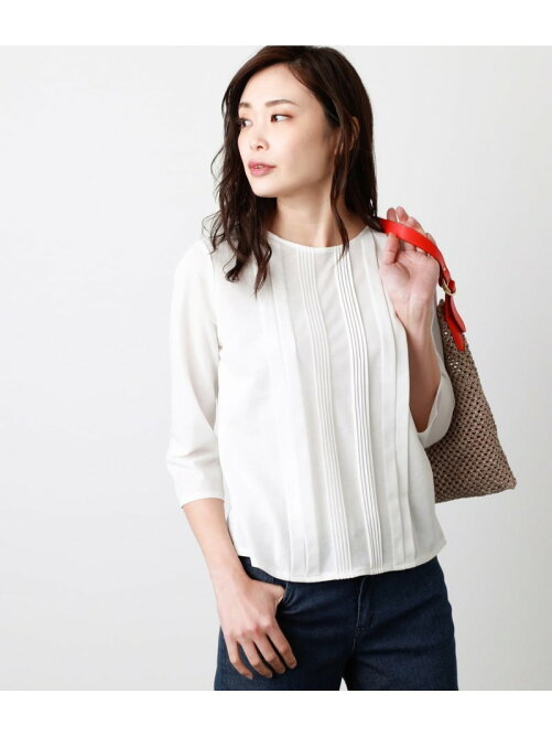 Newyorker スーパーライトポンチ フロントタック7分袖カットソー Rakuten Fashion 楽天ファッション 旧楽天ブランドアベニュー Cp9910