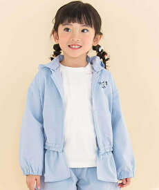 【SALE／50%OFF】Noeil aime BeBe リップルストライプペプラム/フード取り外しジャケット(90~130cm) ベベ オンライン ストア ジャケット・アウター その他のジャケット・アウター ブルー ピンク