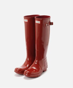 U by SPICK&SPAN HUNTER / �n���^�[ ORIGINAL TALL GLOSS BOOT ���[�o�C�X�s�b�N�A���h�X�p�� �V���[�Y�E�C �u�[�c ���b�h�y���������z