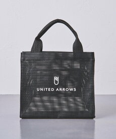 UNITED ARROWS ロゴ メッシュ トートバッグ S ユナイテッドアローズ バッグ トートバッグ ブラック ネイビー