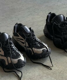 LHP JISTORY/ジストリー/PLATFORM DAD SNEAKERS エルエイチピー シューズ・靴 その他のシューズ・靴 グレー ブラック【送料無料】