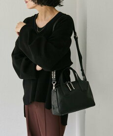 ear PAPILLONNER スタッズボストンバッグ イア パピヨネ バッグ ボストンバッグ ブラック【送料無料】