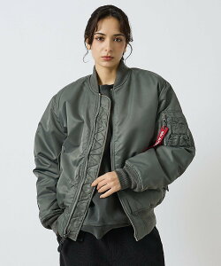 ABAHOUSE LASTWORD �yAlpha Industries(�A���t�@ �C���_�X�g���[�Y)�zMA-1 FL �A�o�n�E�X �W���P�b�g�E�A�E�^�[ �u���]���E�W�����p�[ �u���b�N �O���[ �s���N �l�C�r�[�y���������z