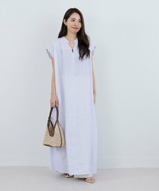 MICA&DEAL 【TICCA】リネンフレンチスリーブバルーンワンピース マイカアンドディール ワンピース・ドレス ワンピース ブラック【送料無料】