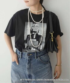 SLOBE IENA 《追加4予約》GOOD ROCK SPEED SLOBE別注 LIFE PC PHOTO TEE1 スローブ イエナ トップス カットソー・Tシャツ ホワイト ブラック【送料無料】