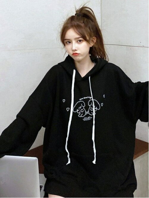 Zoe Jenko W イラストプリント オーバーサイズパーカー 7943 Rakuten Fashion 楽天ファッション 旧楽天ブランドアベニュー Ce1912