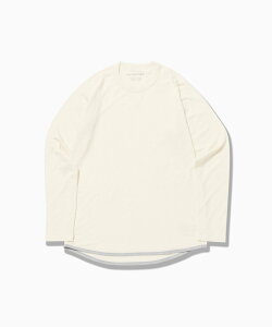 and wander merino base LS T �A���h�����_�[ �g�b�v�X �J�b�g�\�[�ET�V���c �z���C�g �O���[ �u���b�N �u���[�y���������z