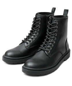 BACKYARD FAMILY glabella LACE UP BOOTS ���[�� �V���[�Y�E�C �u�[�c �u���b�N�y���������z