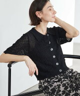 BEAUTY&YOUTH UNITED ARROWS ノットヤーンニット ハーフスリーブ シャツ カーディガン ウォッシャブル ビ…