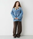 PAUL & JOE ACCESSOIRES/(W)シルクツイルプリントスカーフ
