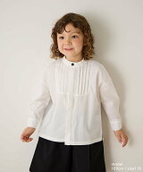 【SALE／10%OFF】riziere ノーアイロンバンドカラーピンタック比翼シャツ(ボタン取り外し対応) リジェー…
