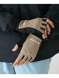 Columbia Columbia/ ダイアモンドカードフィンガーレスグローブ /コロンビア コロンビア ファッション雑貨 手袋 ブラック ネイビー ベージュ【送料無料】