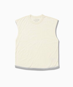 and wander merino base tank top �A���h�����_�[ �g�b�v�X �J�b�g�\�[�ET�V���c �O���[ �u���b�N �u���[ �z���C�g�y���������z