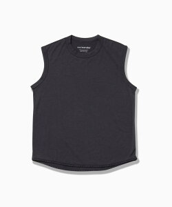 and wander merino base tank top �A���h�����_�[ �g�b�v�X �J�b�g�\�[�ET�V���c �O���[ �u���b�N �u���[ �z���C�g�y���������z
