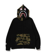 A BATHING APE SHARK FULL ZIP HOODIE ア ベイシング エイプ トップス パーカー・フーディー グレー レッ…