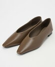 【Mazell】シープレザースクエアフラット【一部店舗限定カラー】
