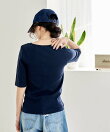 コットンモダール ヘンリーネック 半袖Tシャツ