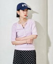 コットンモダール ヘンリーネック 半袖Tシャツ