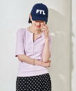 コットンモダール ヘンリーネック 半袖Tシャツ