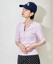 コットンモダール ヘンリーネック 半袖Tシャツ