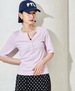 コットンモダール ヘンリーネック 半袖Tシャツ