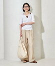コットンモダール ヘンリーネック 半袖Tシャツ